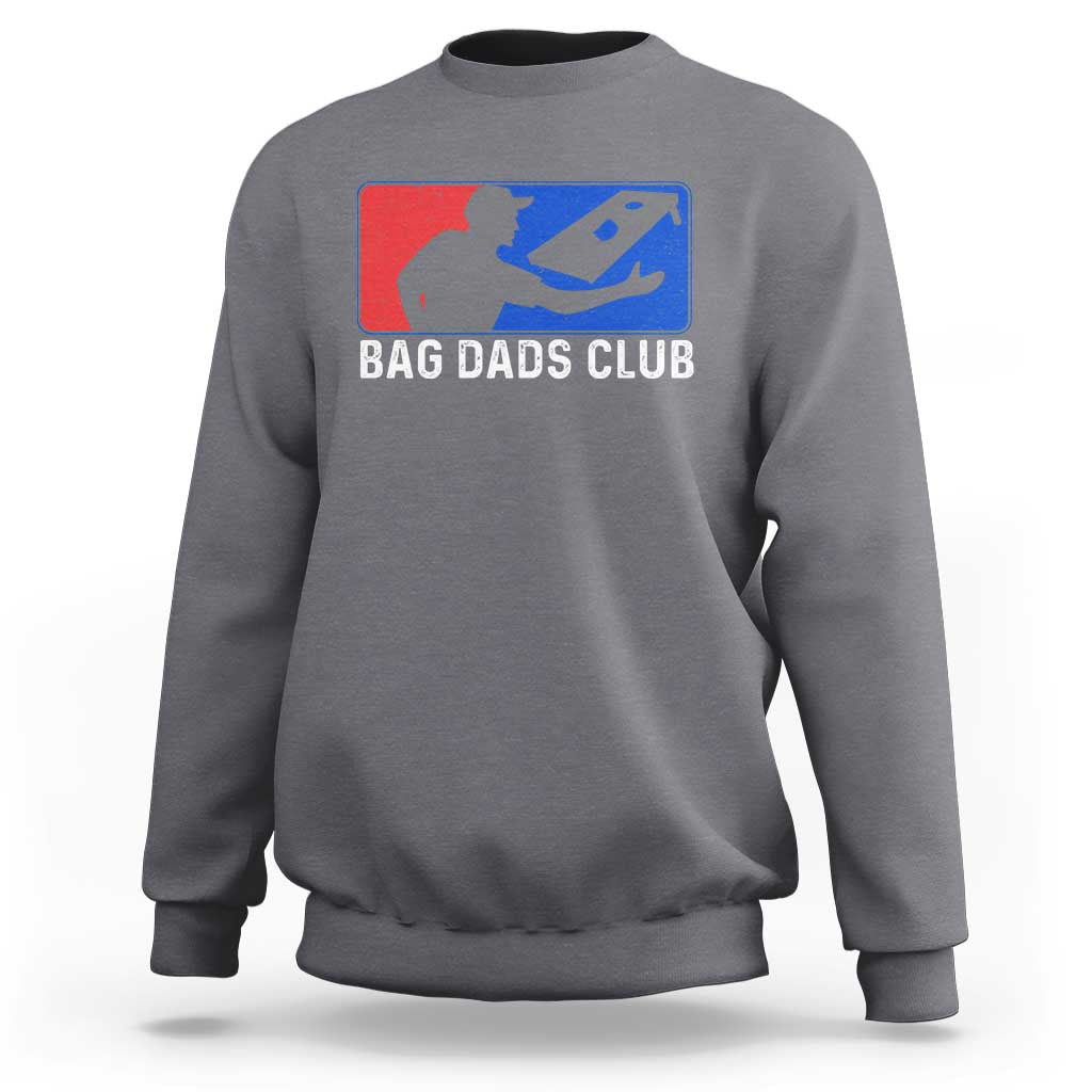 Funny Cornhole Bag Dads Club Sweatshirt