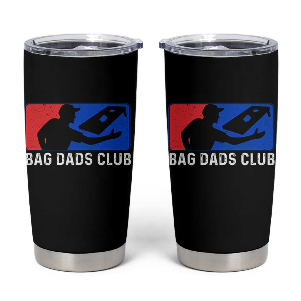 Funny Cornhole Bag Dads Club Tumbler Cup
