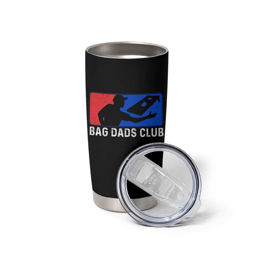 Funny Cornhole Bag Dads Club Tumbler Cup