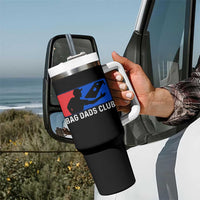 Funny Cornhole Bag Dads Club Tumbler With Handle