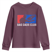Funny Cornhole Bag Dads Club Youth Sweatshirt