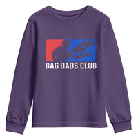Funny Cornhole Bag Dads Club Youth Sweatshirt
