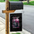 Pink Breast Cancer Garden Flag Pink Ribbon Comeback Stronger Than Setback Wolf Moon - Wonder Print Shop