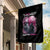 Pink Breast Cancer Garden Flag Pink Ribbon Comeback Stronger Than Setback Wolf Moon - Wonder Print Shop