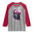 Pink Breast Cancer Raglan Shirt Pink Ribbon Comeback Stronger Than Setback Wolf Moon - Wonder Print Shop