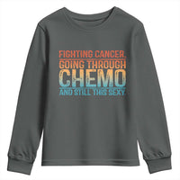 Funny Cancer Fighter Youth Sweatshirt Inspirational Quote Chemo Patient Gift - Wonder Print Shop