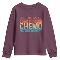 Funny Cancer Fighter Youth Sweatshirt Inspirational Quote Chemo Patient Gift - Wonder Print Shop