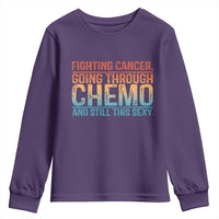 Funny Cancer Fighter Youth Sweatshirt Inspirational Quote Chemo Patient Gift - Wonder Print Shop