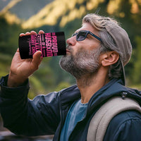 Husband Of A Warrior Breast Cancer Awareness 4 in 1 Can Cooler Tumbler Wife Support Squad - Wonder Print Shop