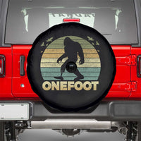 Onefoot Leg Amputee Recovery Spare Tire Cover Retro One Foot Bigfoot - Wonder Print Shop