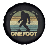 Onefoot Leg Amputee Recovery Spare Tire Cover Retro One Foot Bigfoot - Wonder Print Shop