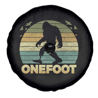 Onefoot Leg Amputee Recovery Spare Tire Cover Retro One Foot Bigfoot - Wonder Print Shop