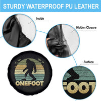 Onefoot Leg Amputee Recovery Spare Tire Cover Retro One Foot Bigfoot - Wonder Print Shop