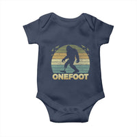 Onefoot Leg Amputee Recovery Baby Onesie Retro One Foot Bigfoot - Wonder Print Shop