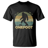 Onefoot Leg Amputee Recovery T Shirt Retro One Foot Bigfoot - Wonder Print Shop