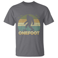 Onefoot Leg Amputee Recovery T Shirt Retro One Foot Bigfoot - Wonder Print Shop