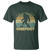 Onefoot Leg Amputee Recovery T Shirt Retro One Foot Bigfoot - Wonder Print Shop