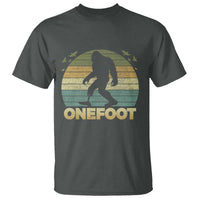Onefoot Leg Amputee Recovery T Shirt Retro One Foot Bigfoot - Wonder Print Shop