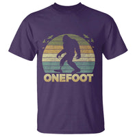 Onefoot Leg Amputee Recovery T Shirt Retro One Foot Bigfoot - Wonder Print Shop