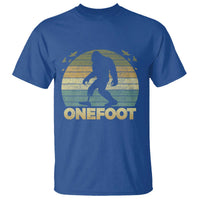 Onefoot Leg Amputee Recovery T Shirt Retro One Foot Bigfoot - Wonder Print Shop