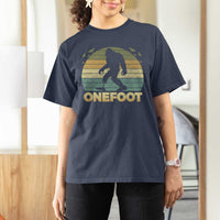 Onefoot Leg Amputee Recovery T Shirt For Women Retro One Foot Bigfoot - Wonder Print Shop