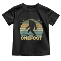 Onefoot Leg Amputee Recovery Toddler T Shirt Retro One Foot Bigfoot - Wonder Print Shop