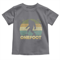 Onefoot Leg Amputee Recovery Toddler T Shirt Retro One Foot Bigfoot - Wonder Print Shop