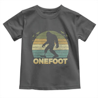 Onefoot Leg Amputee Recovery Toddler T Shirt Retro One Foot Bigfoot - Wonder Print Shop