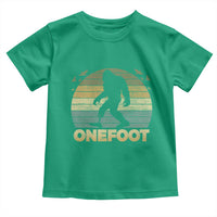 Onefoot Leg Amputee Recovery Toddler T Shirt Retro One Foot Bigfoot - Wonder Print Shop