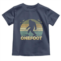 Onefoot Leg Amputee Recovery Toddler T Shirt Retro One Foot Bigfoot - Wonder Print Shop