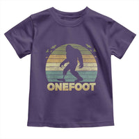 Onefoot Leg Amputee Recovery Toddler T Shirt Retro One Foot Bigfoot - Wonder Print Shop