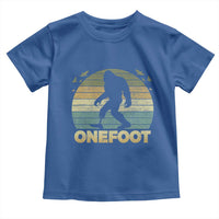 Onefoot Leg Amputee Recovery Toddler T Shirt Retro One Foot Bigfoot - Wonder Print Shop