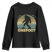 Onefoot Leg Amputee Recovery Youth Sweatshirt Retro One Foot Bigfoot - Wonder Print Shop