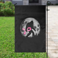 Bigfoot Pink Ribbon Breast Cancer Awareness Garden Flag - Wonder Print Shop