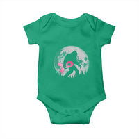 Bigfoot Pink Ribbon Breast Cancer Awareness Baby Onesie - Wonder Print Shop
