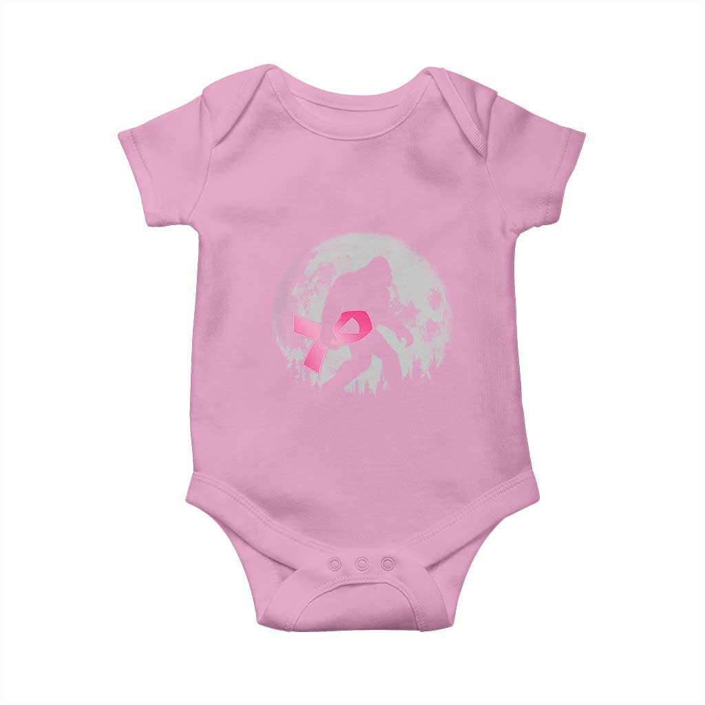 Bigfoot Pink Ribbon Breast Cancer Awareness Baby Onesie - Wonder Print Shop