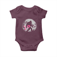 Bigfoot Pink Ribbon Breast Cancer Awareness Baby Onesie - Wonder Print Shop