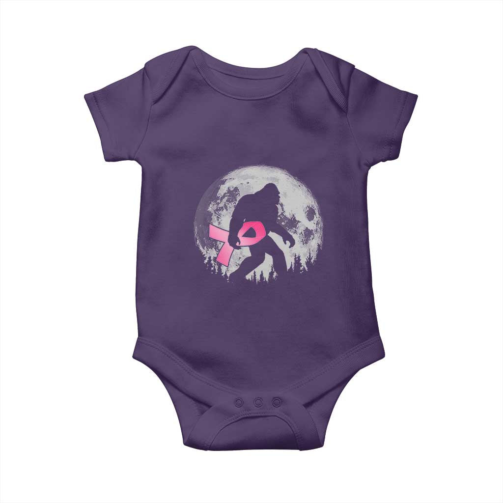 Bigfoot Pink Ribbon Breast Cancer Awareness Baby Onesie - Wonder Print Shop