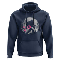 Bigfoot Pink Ribbon Breast Cancer Awareness Hoodie - Wonder Print Shop