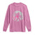 Bigfoot Pink Ribbon Breast Cancer Awareness Long Sleeve Shirt - Wonder Print Shop
