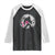 Bigfoot Pink Ribbon Breast Cancer Awareness Raglan Shirt - Wonder Print Shop