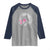Bigfoot Pink Ribbon Breast Cancer Awareness Raglan Shirt - Wonder Print Shop