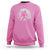 Bigfoot Pink Ribbon Breast Cancer Awareness Sweatshirt - Wonder Print Shop