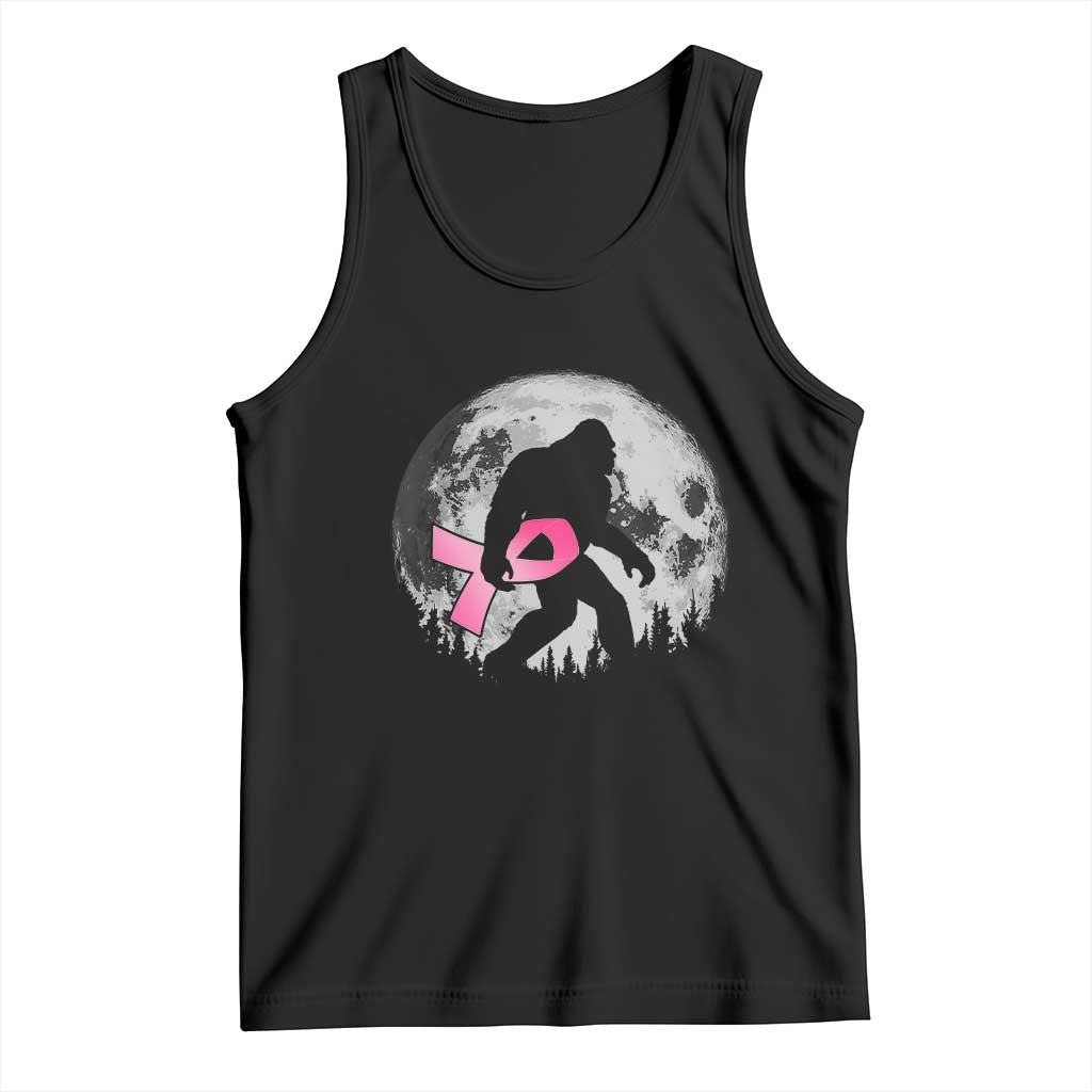 Bigfoot Pink Ribbon Breast Cancer Awareness Tank Top - Wonder Print Shop