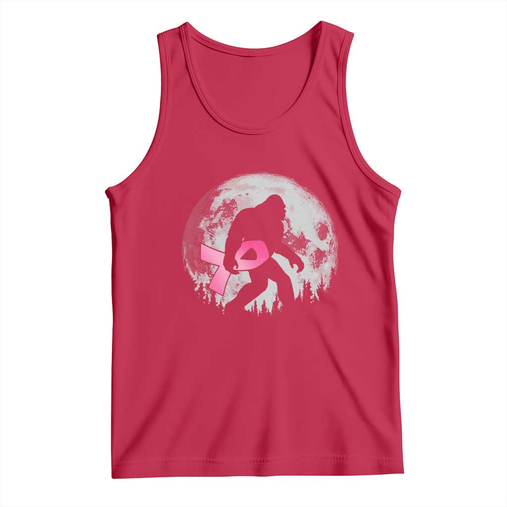 Bigfoot Pink Ribbon Breast Cancer Awareness Tank Top - Wonder Print Shop