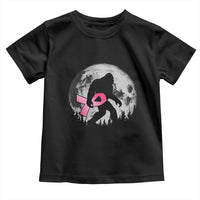 Bigfoot Pink Ribbon Breast Cancer Awareness Toddler T Shirt - Wonder Print Shop