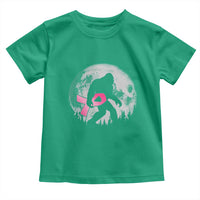 Bigfoot Pink Ribbon Breast Cancer Awareness Toddler T Shirt - Wonder Print Shop