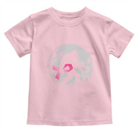 Bigfoot Pink Ribbon Breast Cancer Awareness Toddler T Shirt - Wonder Print Shop