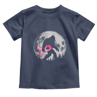 Bigfoot Pink Ribbon Breast Cancer Awareness Toddler T Shirt - Wonder Print Shop