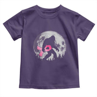 Bigfoot Pink Ribbon Breast Cancer Awareness Toddler T Shirt - Wonder Print Shop